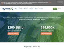 Tablet Screenshot of paymode-x.com